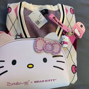🥰”Hello Kitty 3pc Set” Cardigan size S